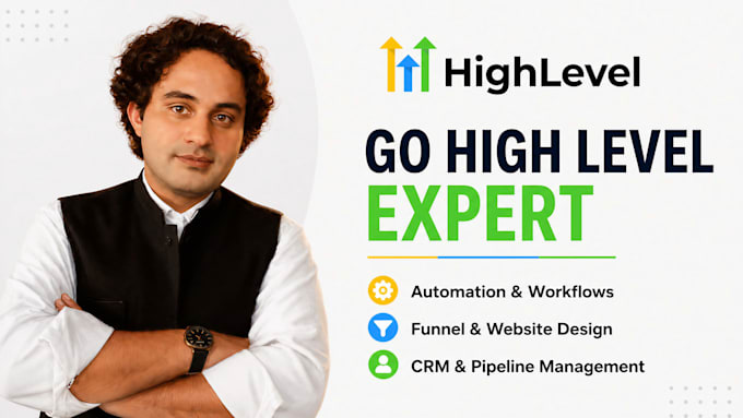 setup gohighlevel CRM, funnels, automation and workflows