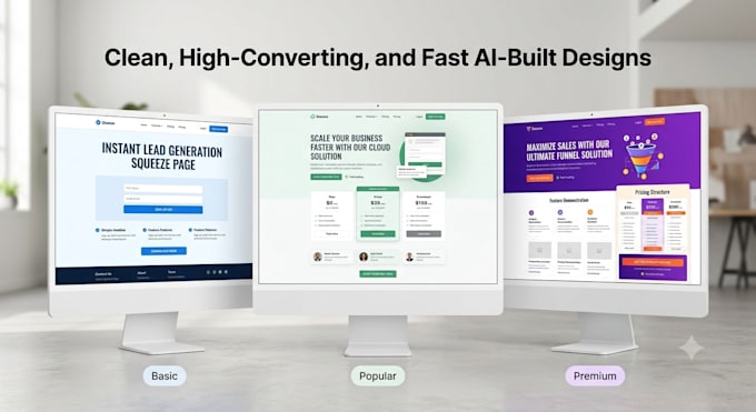 build a fast, modern landing page using ai coding tools