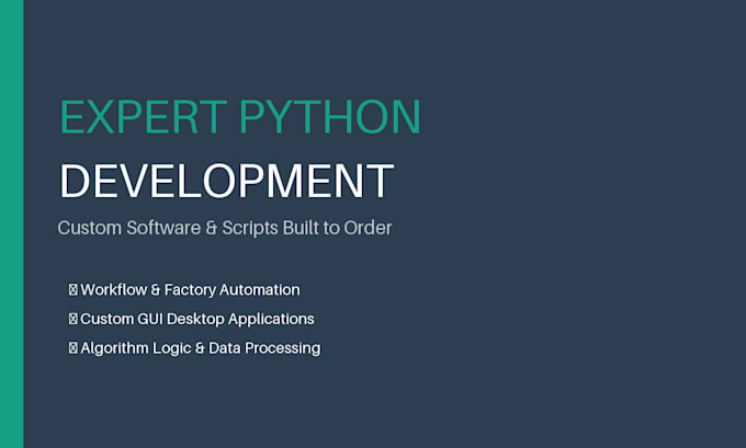 write python code to make customize software solution
