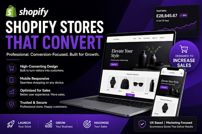 build a professional shopify store that converts