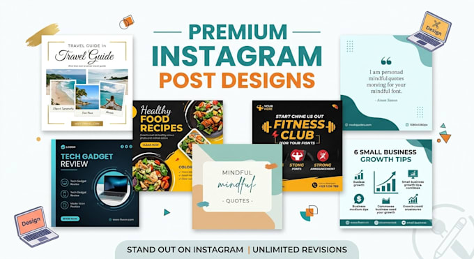 design professional social media posts