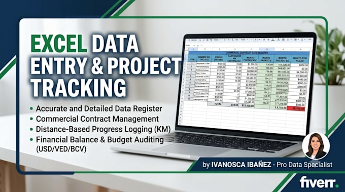 do professional excel data entry and project tracking