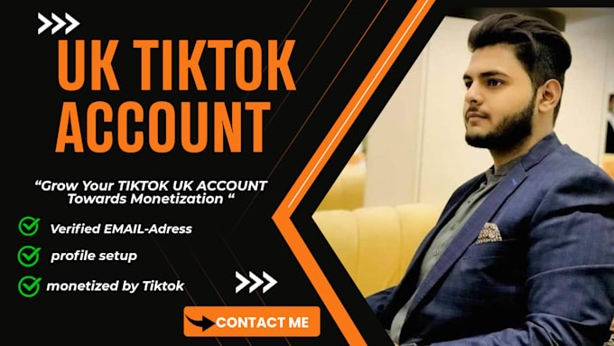 create and set up UK tiktok account