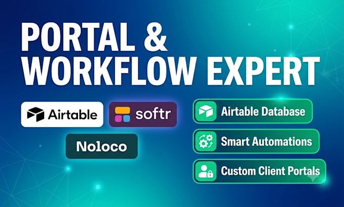 build noloco client portal softr webapp airtable workflow