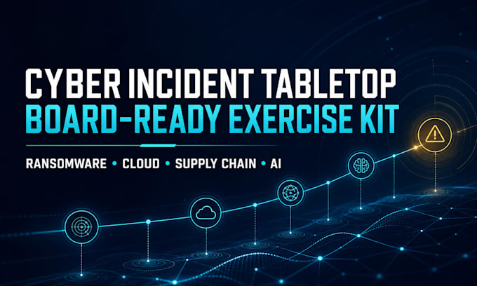 create a board ready cyber incident tabletop exercise kit
