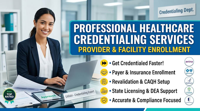 provide healthcare credentialing and contracting services