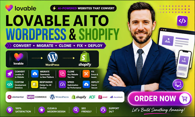 lovable to wordpress shopify to shopify lovable ai migrate fix deploy lovable