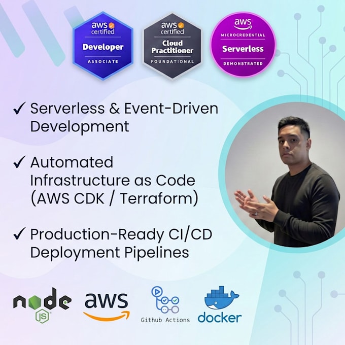 build a secure and scalable AWS serverless backend