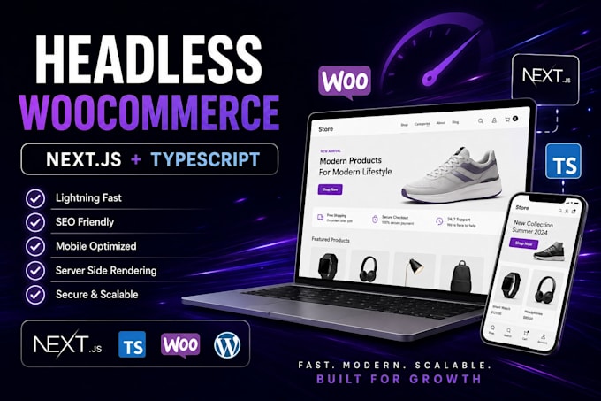 build a lightning fast headless woocommerce website with next js