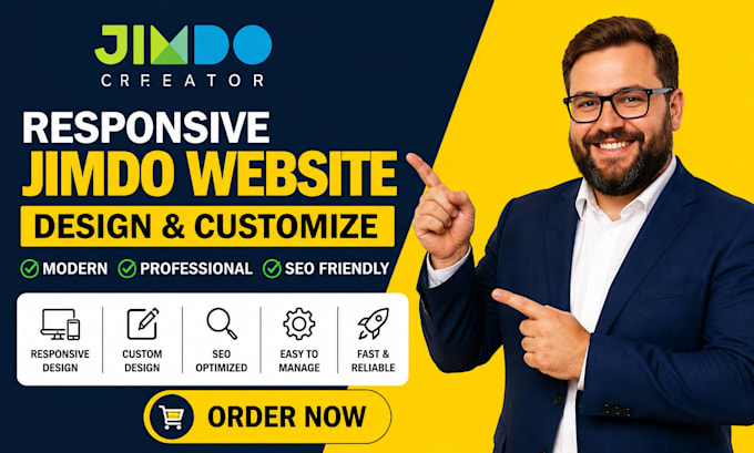 build responsive jimdo business website customize jimdo creator website design