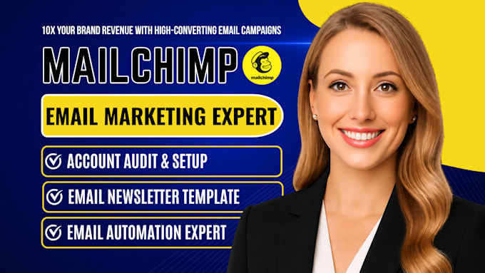 setup mailchimp email marketing campaign automations, email newsletter template