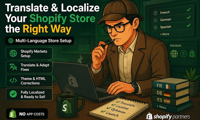 translate, localize and fix your shopify multilingual store