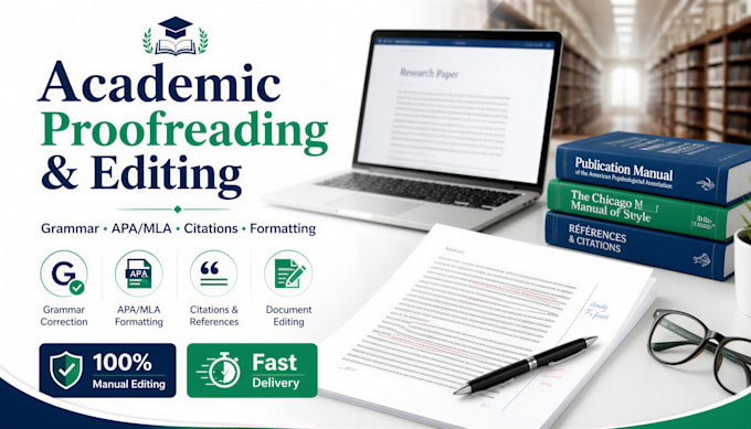 do academic proofreading and journal editing