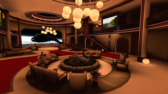 create interactive vrchat world, vrc world, metaverse world, vrc map, unity 3d