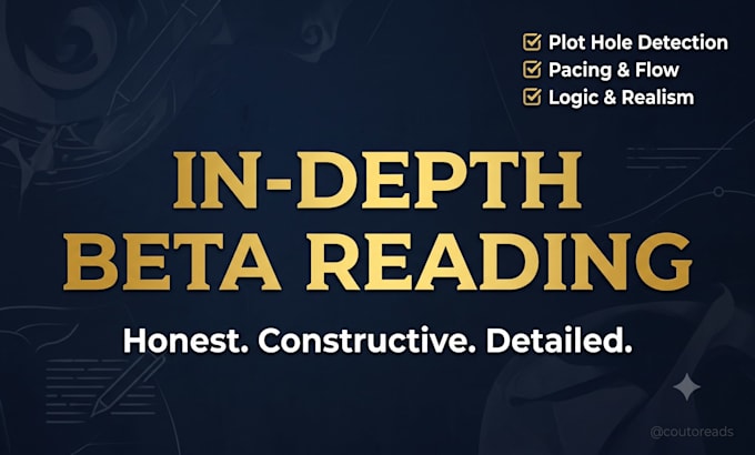 be your rigorous and analytical fiction beta reader
