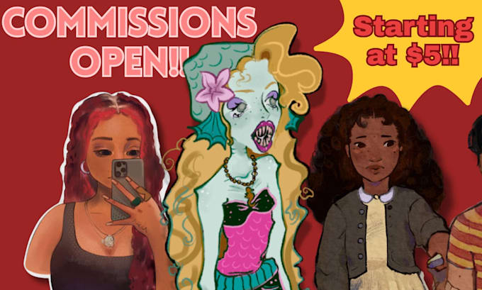 create a custom digital art illustration