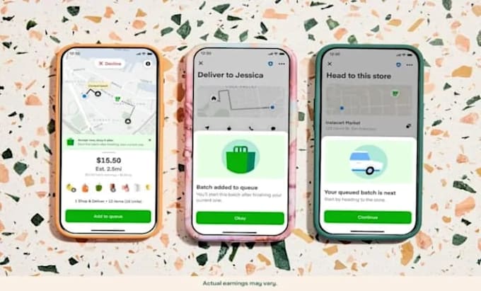 build automated doordash bot, instacart bot, spark driver bot for orders grabber