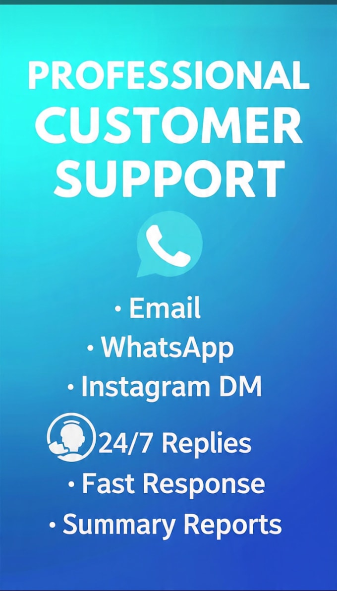provide friendly customer service and email support for your business
