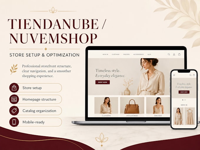 create and optimize your tiendanube or nuvemshop store