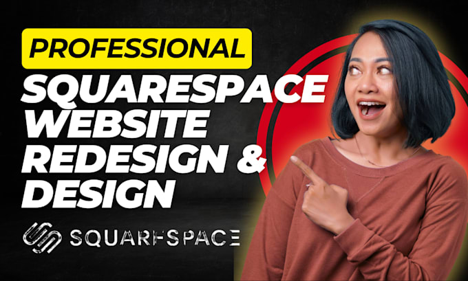design or redesign your squarespace website