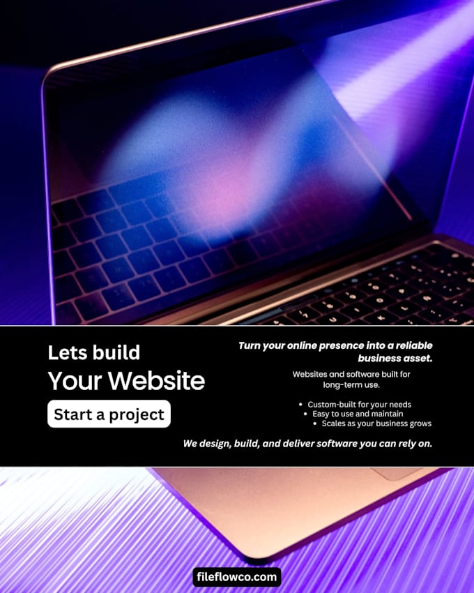 built you a website based on your vision