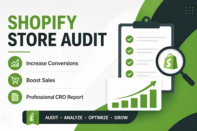 audit your shopify store and improve conversions with expert cro