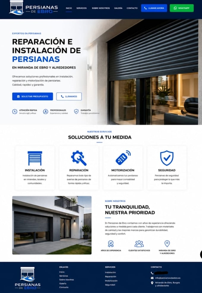 do a profesional web for businesses and freelancers