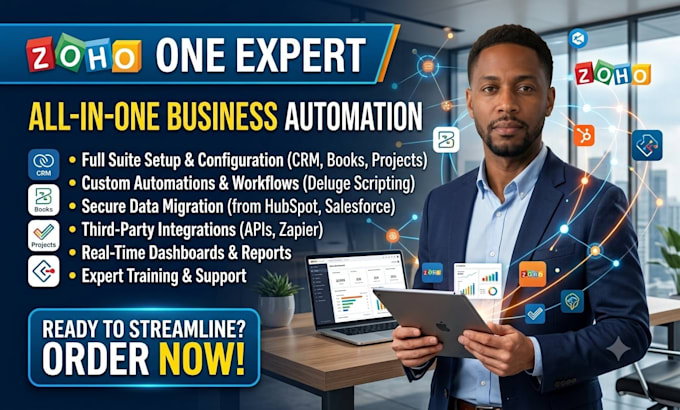 zoho one and automation expert