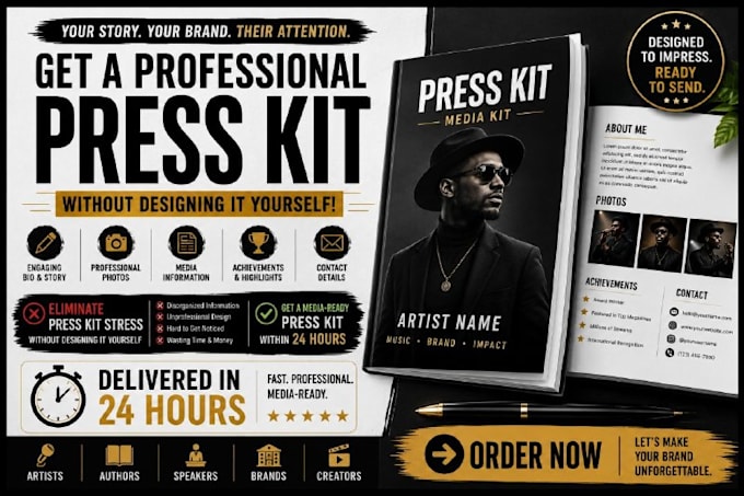 create an epk generator style digital press kit for your music career