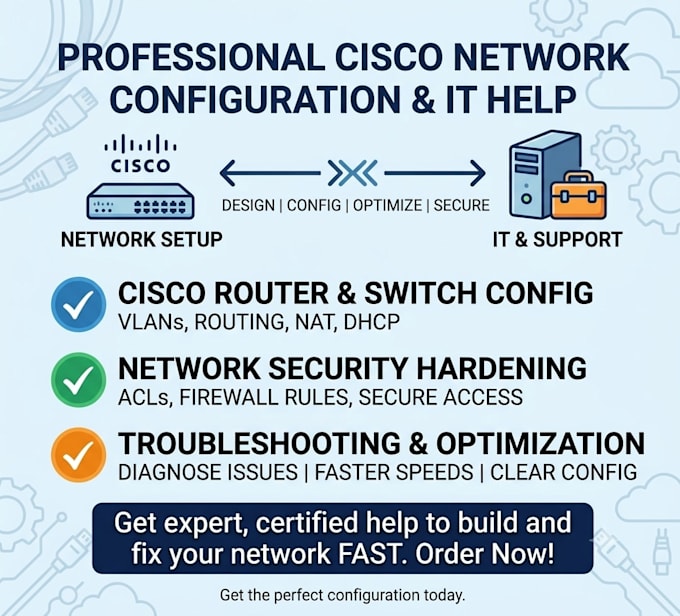 help you config your cisco network