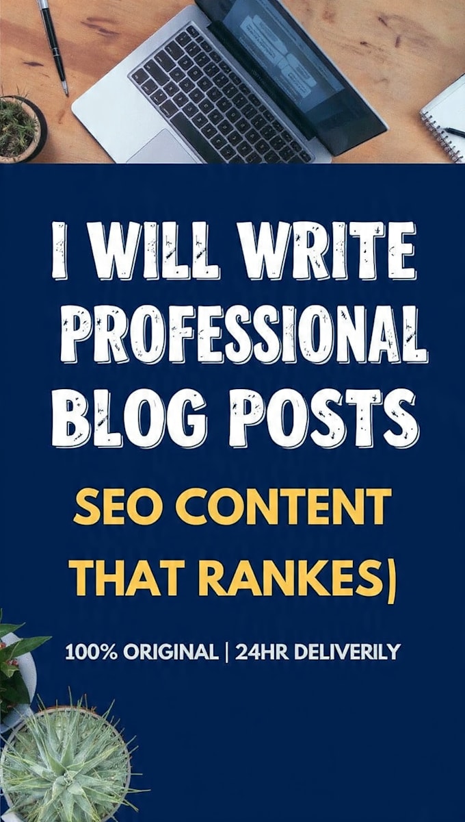 write SEO blog posts, articles, and website content