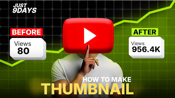 design amazing youtube thumbnail that attract viewers