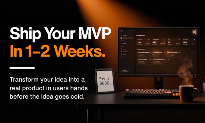 build your full stack mvp web app for startups