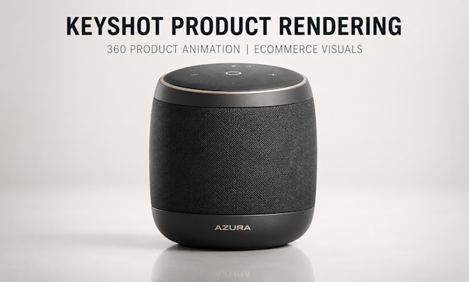 create keyshot product rendering, 360 product animation and ecommerce visuals