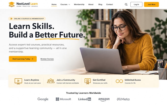 build squarespace website online course website course website creator website
