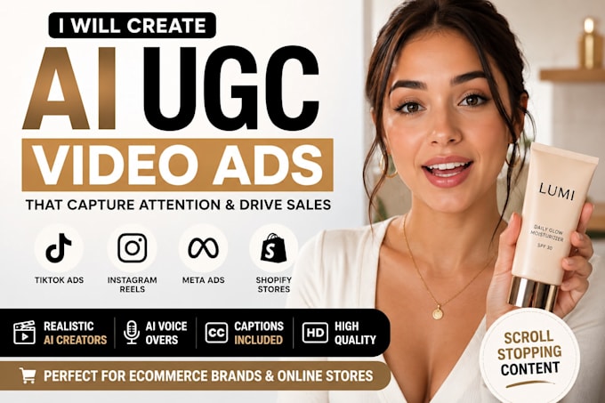 create high converting ai ugc product video ads with realistic ai creators