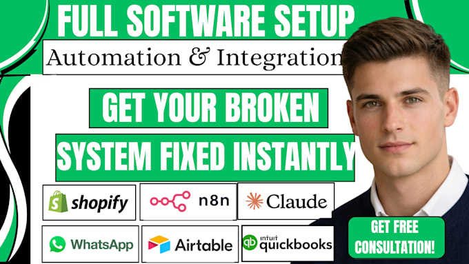 n8n shopify whatsapp chatbot api quickbook  ai agent airtable claude automation