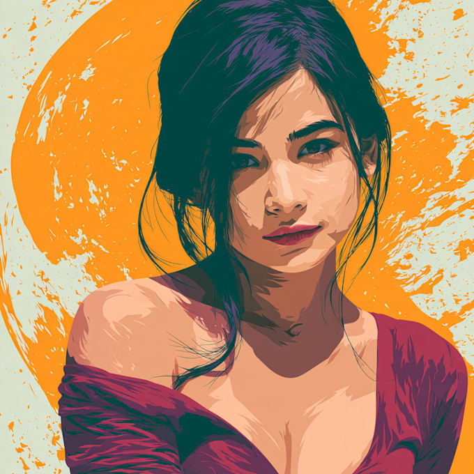 do a vector portrait for you