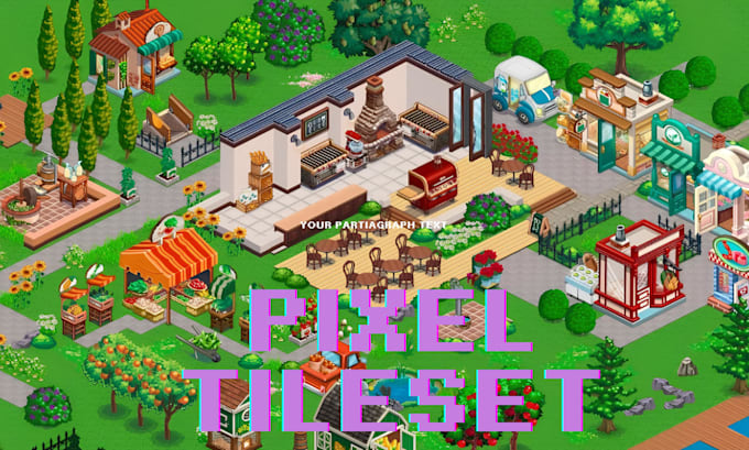 do pixel art tileset sprite sheet game environment pixel scene pixel character