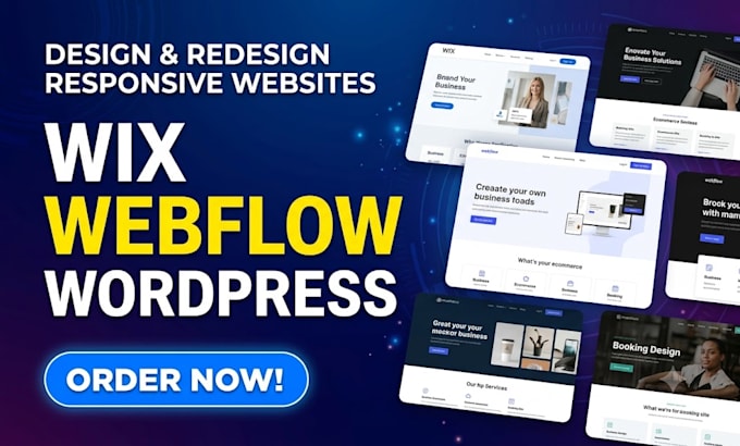 design redesign fix and update webflow wix and wordpress websites