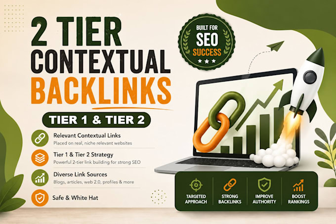 build tier 1 tier 2 contextual backlinks for seo ranking