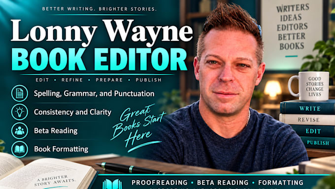 skilled book editor and thorough proofreader