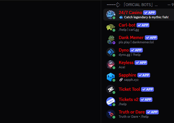explore and setup bots on your discord server