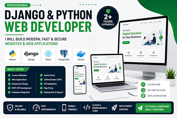 build a professional django rest API with authentication and postgresql
