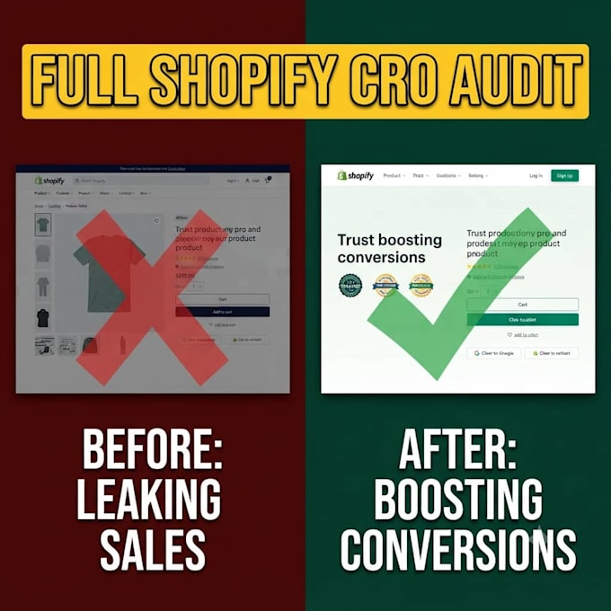 do a shopify cro audit to increase sales on your website