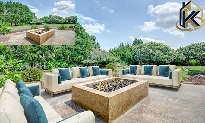 do 3d virtual home staging and add virtual furniture