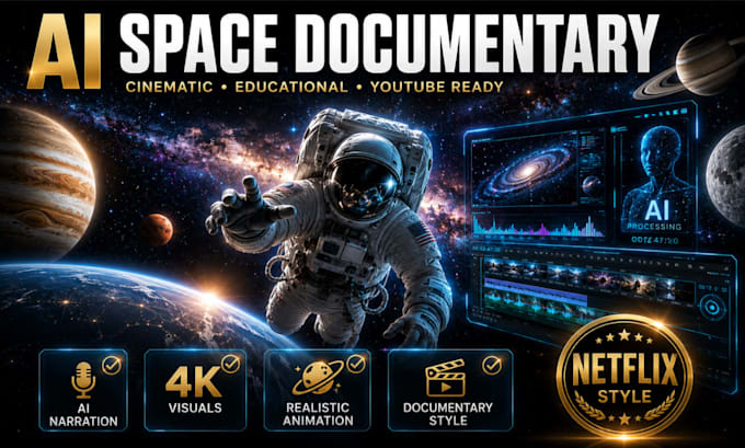 create ai space documentary videos