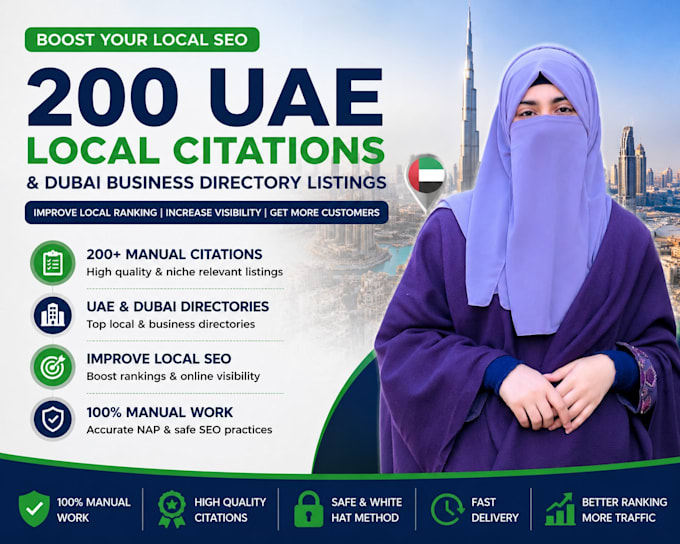 do uae local citation building manually