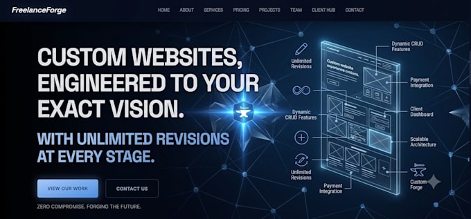 make a custom website or app