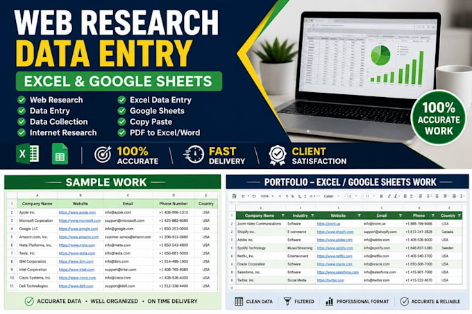 do web research and data collection